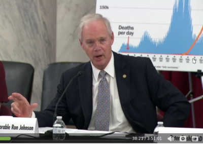 YouTube Temporarily Suspends Sen. Johnson’s Channel Over Vaccine Injury Panel